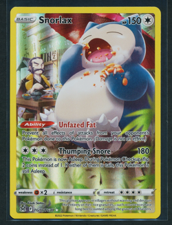 Snorlax TG10/TG30 Trainer Gallery Rare Holo Pokemon 2022 Lost Origin NM - Image 1