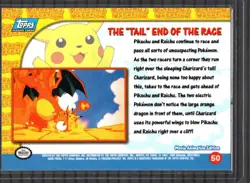 Pokemon TCG The "Tail" End of the Race Pokemon Topps Pikachu's Vacation 50 - NM - Image 2