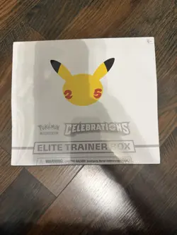 Sealed Pokemon TCG Celebrations ETB Elite Trainer Box Brand New Sealed - Image 1