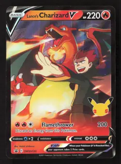 Lance's Charizard V - Promo Holo SWSD SWSH133 NM Pokemon TCG - Image 1