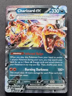 Charizard ex 125/197 Double Rare Obsidian Flames Pokemon TCG - Image 1