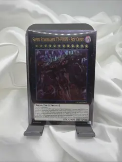 YuGiOh Super Starslayer TY-PHON Sky Crisis OP30-EN003 ultimate nm in hand - Image 1