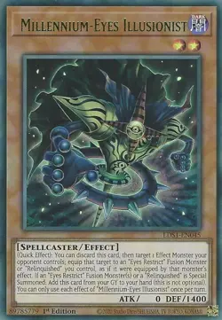 Millennium-Eyes Illusionist (Green)-Ultra Rare - 1st Edition - LDS1-EN045 - L... - Image 1
