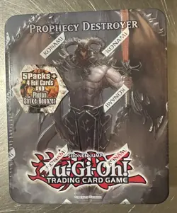 Yu-Gi-Oh 2012 Prophecy Destroyer tin Factory sealed - Image 1