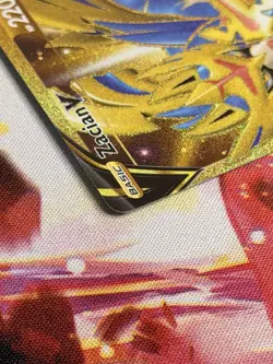 Pokemon Zacian v Holo Gold Card 211/202 Sword & Shield Secret Edition - Image 5