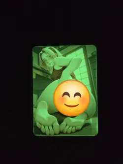 Sakura Custom Glow In The Dark Waifu Card Feet Fan Art 2 - Image 2