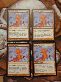 Desperate Ritual Champions of Kamigawa CHK X4 (Playset) MTG Magic the Gathering - Image 1
