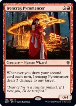 Irencrag Pyromancer (128/269) - Throne of Eldraine - Rare - Image 1