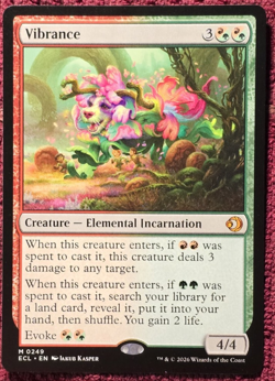 MTG Vibrance Lorwyn Eclipsed Regular Mythic Rare Mint Near Mint Magic Gathering - Image 1