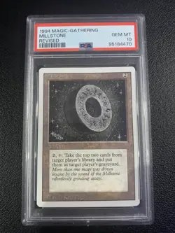 MTG Magic the Gathering Revised Millstone PSA GEM MINT 10 - Image 1