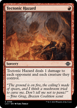 Tectonic Hazard #169 | Near Mint FOIL | The Lost Caverns of Ixalan Magic MTG - Image 1