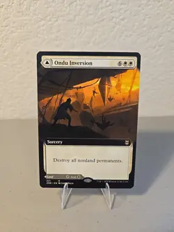 MTG Ondu Inversion Ondu Skyruins Extended Art LP Zendikar Rising - Image 1