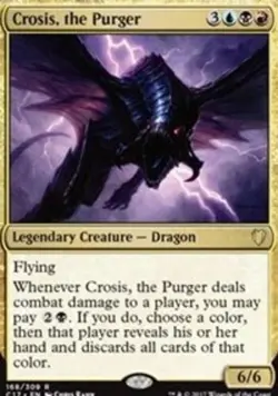 Slightly Played, English - 4 x MTG Crosis, the Purger Commander 2017 - Image 1