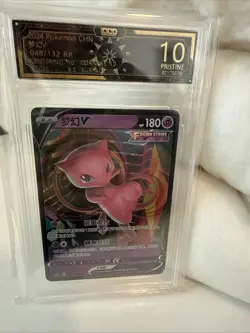 Pokemon TCG S-Chinese Sword & Shield CS4bC 048/132 RR Mew V Graded - Image 1