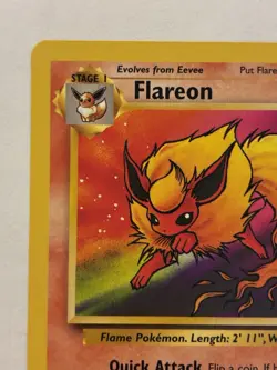 Pokemon TCG 1999 Flareon 19/64 Jungle Unlimited Non-Holo Rare Vintage LP ✨ - Image 2