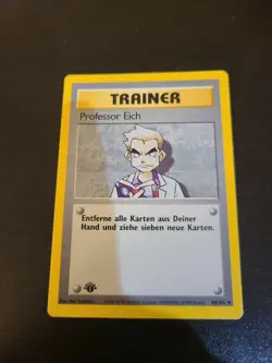 Professor Eich (Oak) 88/102 U Base Set German 1st Edition WOTC Pokemon TCG |NM-M - Image 1