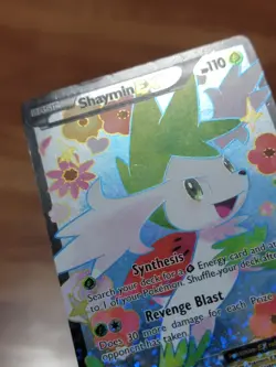 MP! FULL ART Shaymin EX ULTRA RARE RC21/RC25 Radiant Collection Pokemon - Image 2