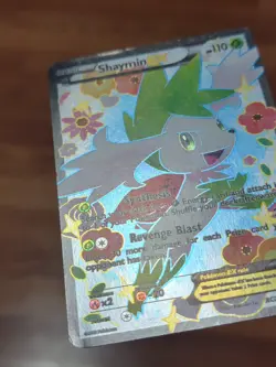 MP! FULL ART Shaymin EX ULTRA RARE RC21/RC25 Radiant Collection Pokemon - Image 3