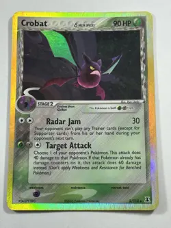 2005 Pokemon EX Delta Species Crobat 2/113 Holo - Image 1