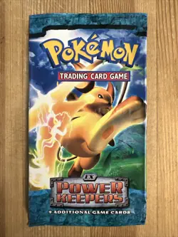 Pokemon EX Power Keepers Empty Booster Pack Wrapper Raichu Art - Image 1