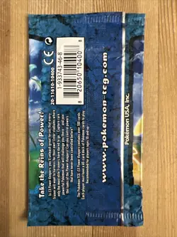 Pokemon EX Power Keepers Empty Booster Pack Wrapper Raichu Art - Image 2