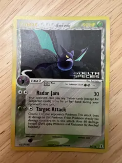 Pokemon Crobat 2/113 Delta Species Reverse Holo Stamped LP - Image 1