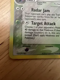 Pokemon Crobat 2/113 Delta Species Reverse Holo Stamped LP - Image 5