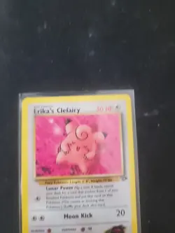 2000 Pokemon Gym Challenge Erika's Clefairy Unlimited #40/132 Lp+ - Image 2