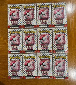 Pokemon 151 Booster Packs from Blooming Waters • Lot Of 12 Packs • Sealed - Image 1