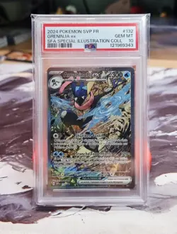 PSA 10 GEM MINT AMPHINOBI ex SVP 132 FRANCAIS PROMO POKEMON FR GRENINJA - Image 3