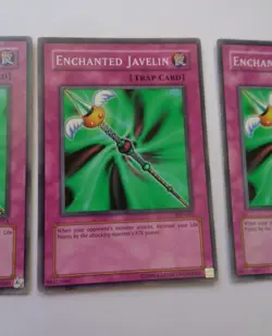 Playset: 3x Enchanted Javelin PSV-015 (Common, Unlimited, Played / MP) Yugioh - Image 4