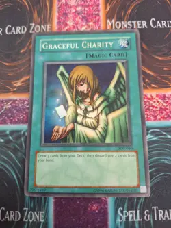 Yu-Gi-Oh! TCG Graceful Charity SDP-040 Super Rare Unlimited MP a1/ - Image 1