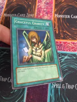Yu-Gi-Oh! TCG Graceful Charity SDP-040 Super Rare Unlimited MP a1/ - Image 2