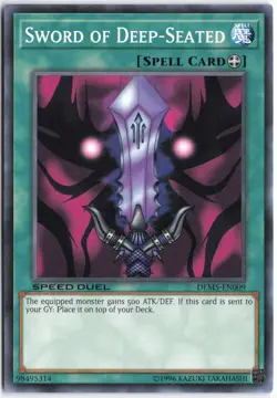 Yugioh - Sword of Deep-Seated DEM5-EN009 Unlimited - Speed Duel Demo Deck - Image 1