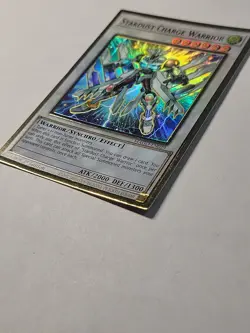 Yugioh Stardust Charge Warrior MAGO-EN029 Gold Rare 1st Ed NM/M (A104) - Image 2