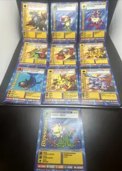 Digimon Cards 1999 Bandai Lot Of 10 Cards # Bo 58 59 60 63 64 78 79 81 82 90 - Image 1