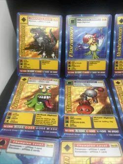 Digimon Cards 1999 Bandai Lot Of 10 Cards # Bo 58 59 60 63 64 78 79 81 82 90 - Image 2