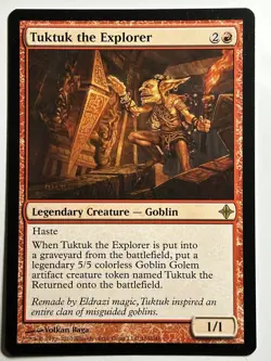 Tuktuk the Explorer Rise of the Eldrazi 169 LP-NM MTG Card - Image 1
