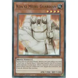 Koa'ki Meiru Guardian Yu-Gi-Oh! SESL-EN048 1st Super Rare - Image 1