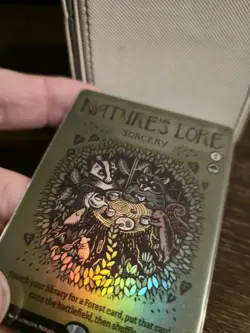 Nature's Lore (2278) Secret Lair: Prints Charming MTG Foil Near Mint - Image 3