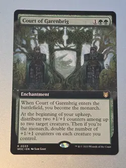 Court of Garenbrig (Extended Art) Commander: Wilds of Eldraine Regular - Image 1