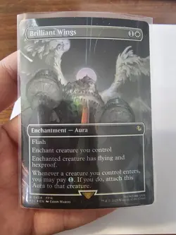 Brilliant Wings (Borderless) Commander: Final Fantasy Foil - Image 1