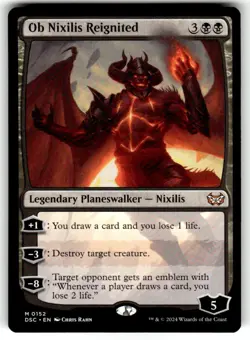 Ob Nixilis Reignited Commander: Duskmourn: House of Horror Regular MTG - Image 1