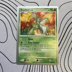 Pokemon World Championships 2008 Scyther 46/100 Card - Tristan Robinson - Image 1