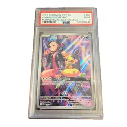 Pokemon Marnie Rival Battle Deck Marnie’s Morpeko #206 Black Star Promo PSA 9 - Image 1