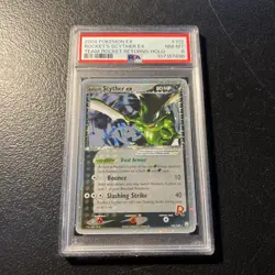 Pokemon Rocket’s Scyther EX Team Rocket Returns Ultra Rare #102 PSA 8 - Image 1