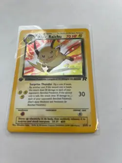 Near Mint Dark Raichu 83/82 Team Rocket Holo 1st Edition Pokemon TCG - Image 5