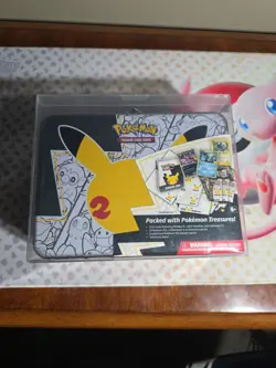 Pokemon 25th Anniversary Celebrations Treasure Chest Lunchbox Tin Factory SEALED - Image 1