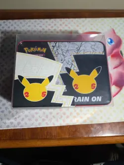Pokemon 25th Anniversary Celebrations Treasure Chest Lunchbox Tin Factory SEALED - Image 3