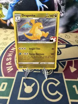 Pokemon Dragonite Prize Pack Series 4 NON-HOLO Play! Stamped Promo 131/195 - Image 1